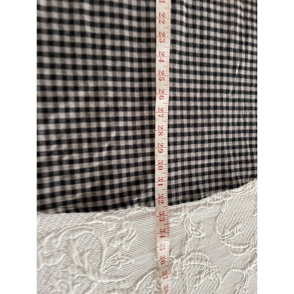 Wrangler Authentics Flannel Plaid Shirt LS Black / Gray 100% Cotton Mens 2XL NWT - Picture 6 of 11